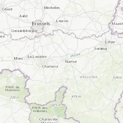 Map showing location of Malonne (50.439690, 4.795620)