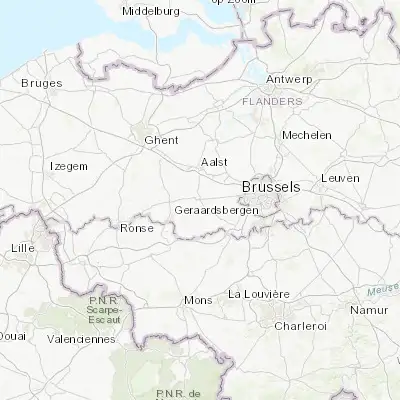 Map showing location of Meerbeke (50.824440, 4.036740)