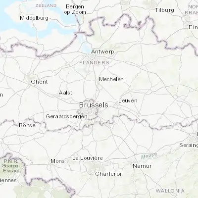 Map showing location of Melsbroek (50.915590, 4.479850)