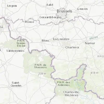Map showing location of Merbes-le-Château (50.324490, 4.164890)