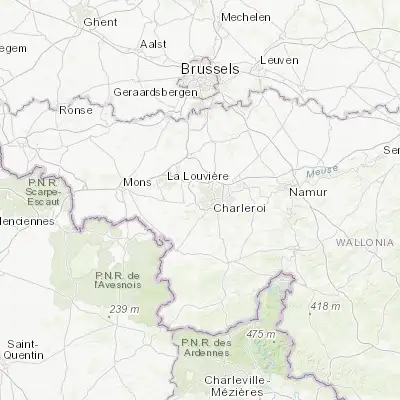 Map showing location of Monceau-sur-Sambre (50.416940, 4.376680)