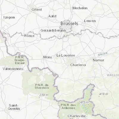 Map showing location of Morlanwelz-Mariemont (50.455020, 4.245190)