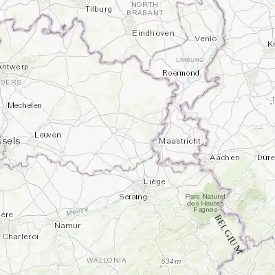 Map showing location of Munsterbilzen (50.889390, 5.526470)