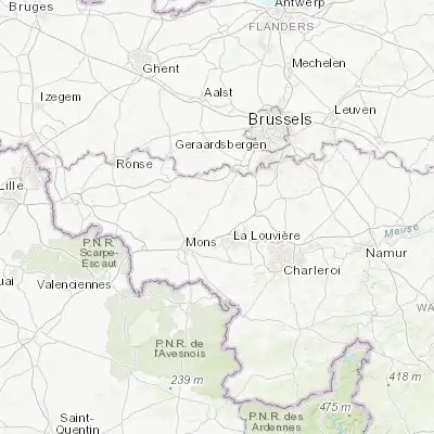 Map showing location of Naast (50.554130, 4.100820)