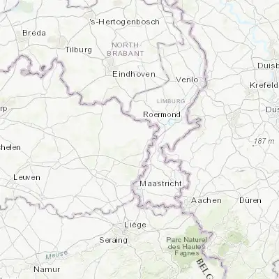 Map showing location of Neeroeteren (51.091560, 5.699330)