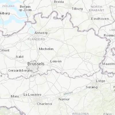 Map showing location of Nieuwrode (50.950000, 4.833330)
