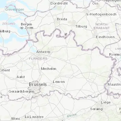 Map showing location of Noorderwijk (51.141220, 4.840610)