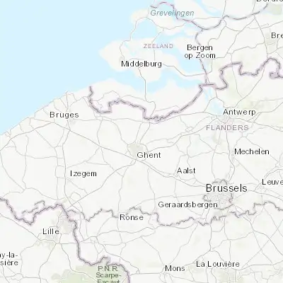 Map showing location of Oostakker (51.101240, 3.769450)