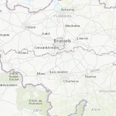 Map showing location of Ophain-Bois-Seigneur-Isaac (50.666460, 4.348650)