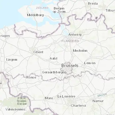 Map showing location of Opwijk (50.967240, 4.184420)