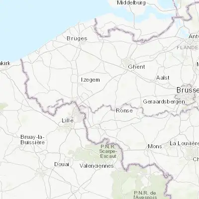 Map showing location of Otegem (50.806930, 3.420430)