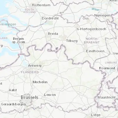 Map showing location of Oud-Turnhout (51.319780, 4.984100)