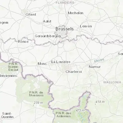 Map showing location of Pont-à-Celles (50.505180, 4.368870)