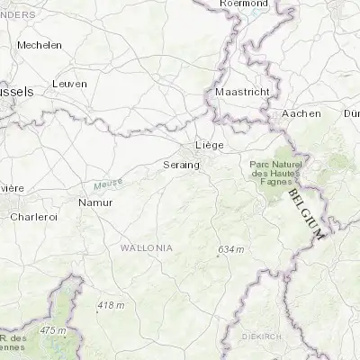 Map showing location of Rotheux-Rimière (50.533560, 5.480630)