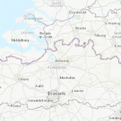 Map showing location of Schoten (51.252510, 4.502680)