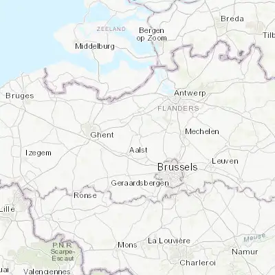 Map showing location of Sint-Gillis-bij-Dendermonde (51.019050, 4.111460)
