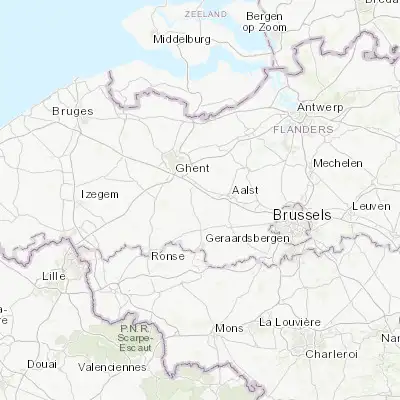 Map showing location of Sint-Lievens-Houtem (50.919700, 3.862250)