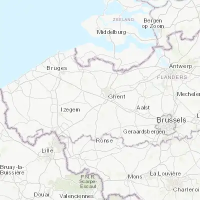 Map showing location of Sint-Martens-Latem (51.014590, 3.637790)