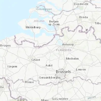 Map showing location of Sint-Niklaas (51.165090, 4.143700)