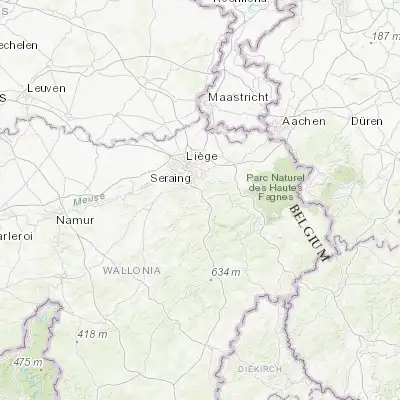 Map showing location of Sprimont (50.509220, 5.659500)