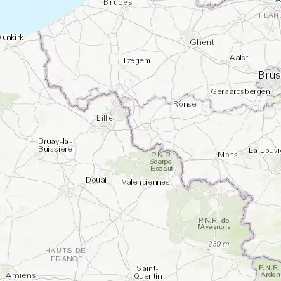 Map showing location of Taintignies (50.552770, 3.342240)