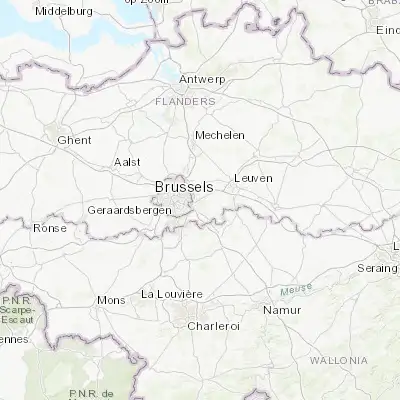 Map showing location of Tervuren (50.823720, 4.514180)