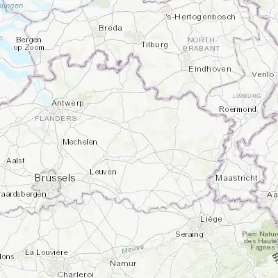 Map showing location of Tessenderlo (51.065130, 5.088560)