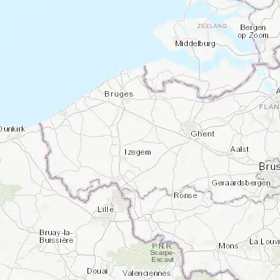 Map showing location of Tielt (50.999310, 3.327070)