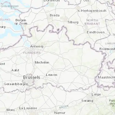 Map showing location of Tongerlo (51.106220, 4.916380)