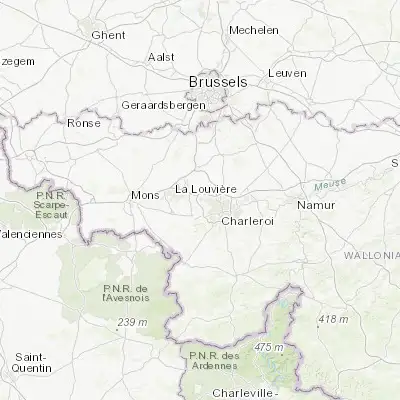 Map showing location of Trazegnies (50.463790, 4.332900)
