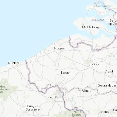 Map showing location of Veldegem (51.104800, 3.159100)