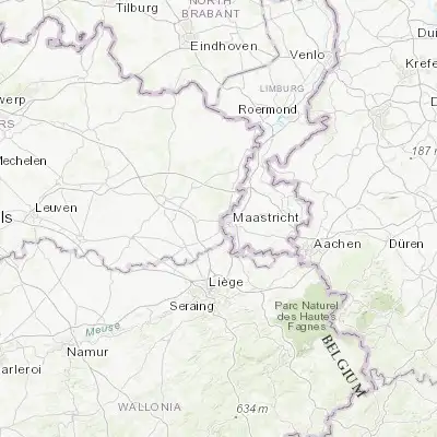 Map showing location of Veldwezelt (50.868050, 5.631010)