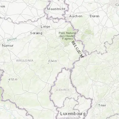 Map showing location of Vielsalm (50.284070, 5.915020)