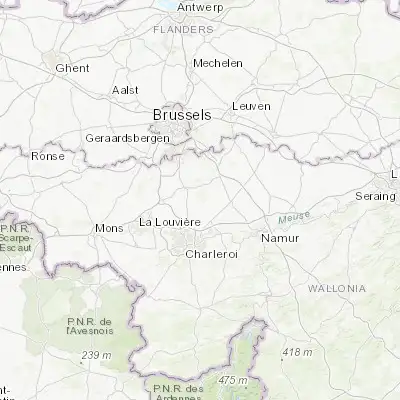 Map showing location of Villers-la-Ville (50.579530, 4.533980)