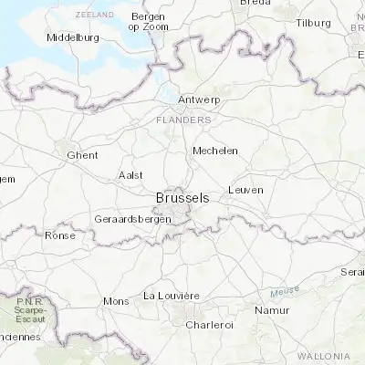 Map showing location of Vilvoorde (50.928140, 4.429380)