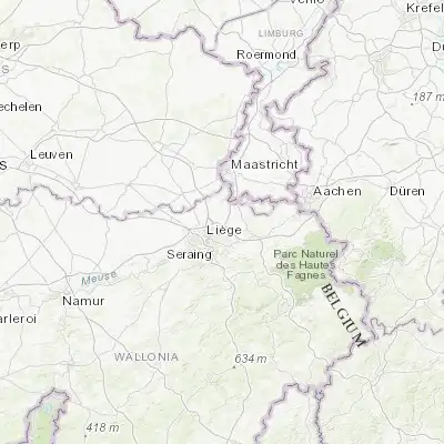 Map showing location of Vivegnis (50.692430, 5.647570)