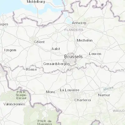 Map showing location of Vlezenbeek (50.807780, 4.231970)