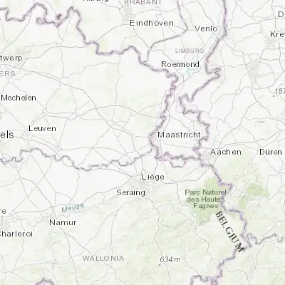 Map showing location of Vlijtingen (50.832020, 5.584320)