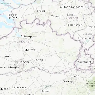 Map showing location of Vorst (51.080290, 5.019980)