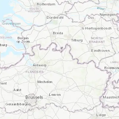 Map showing location of Vosselaar (51.308560, 4.889600)