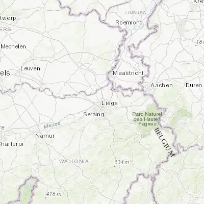 Map showing location of Vottem (50.671550, 5.576930)