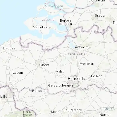 Map showing location of Waasmunster (51.105720, 4.085730)