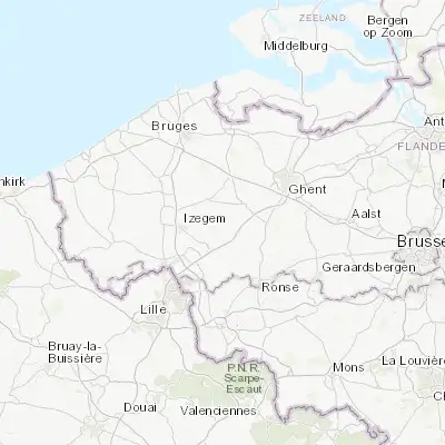 Map showing location of Wakken (50.933040, 3.397430)