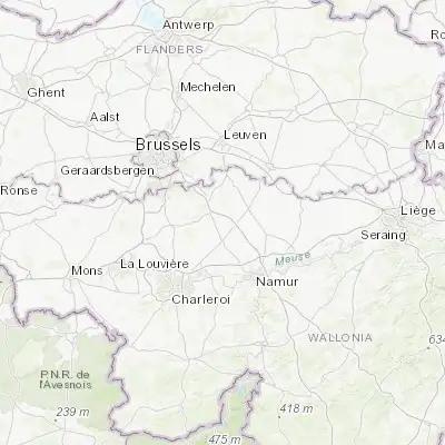Map showing location of Walhain-Saint-Paul (50.626270, 4.698370)