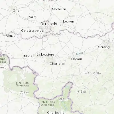 Map showing location of Wanfercée-Baulet (50.472910, 4.587480)