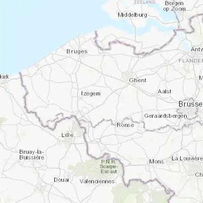 Map showing location of Waregem (50.888980, 3.427560)