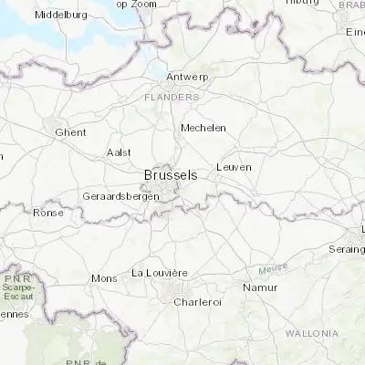 Map showing location of Wezembeek-Oppem (50.839500, 4.494270)