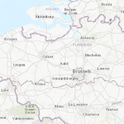 Map showing location of Wieze (50.976910, 4.078760)