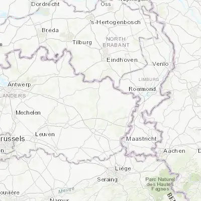 Map showing location of Wijchmaal (51.135150, 5.413340)