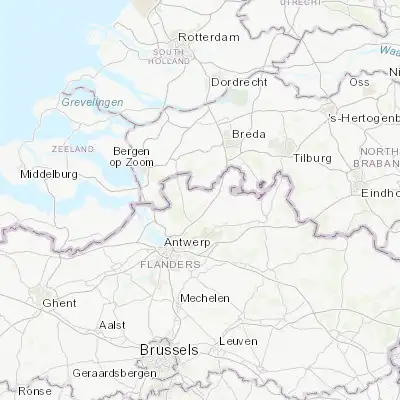Map showing location of Wuustwezel (51.392140, 4.595460)